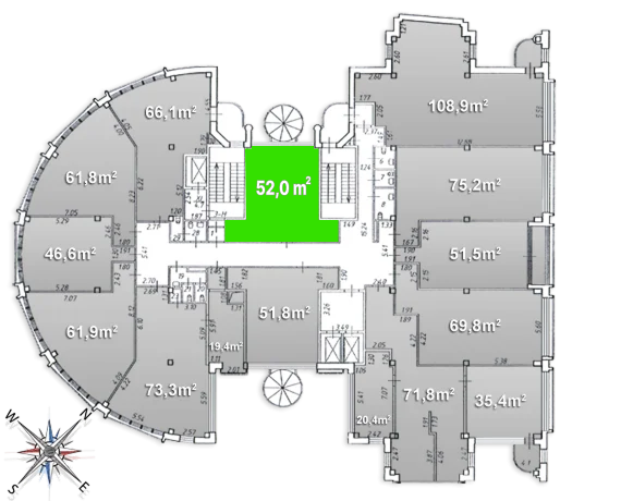 4 этаж свободное помещение